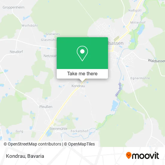 Карта Kondrau