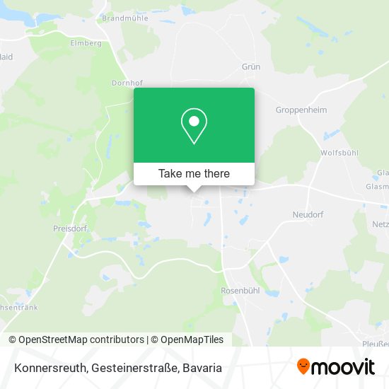 Konnersreuth, Gesteinerstraße map