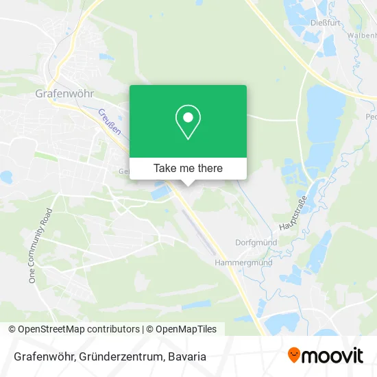 Карта Grafenwöhr, Gründerzentrum
