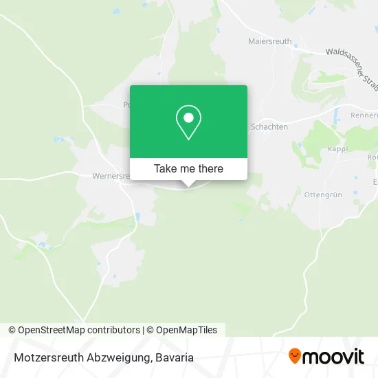 Карта Motzersreuth Abzweigung