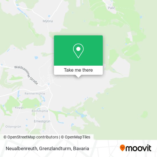 Neualbenreuth, Grenzlandturm map