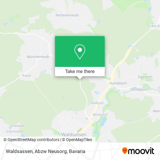 Waldsassen, Abzw Neusorg map