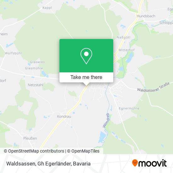 Waldsassen, Gh Egerländer map
