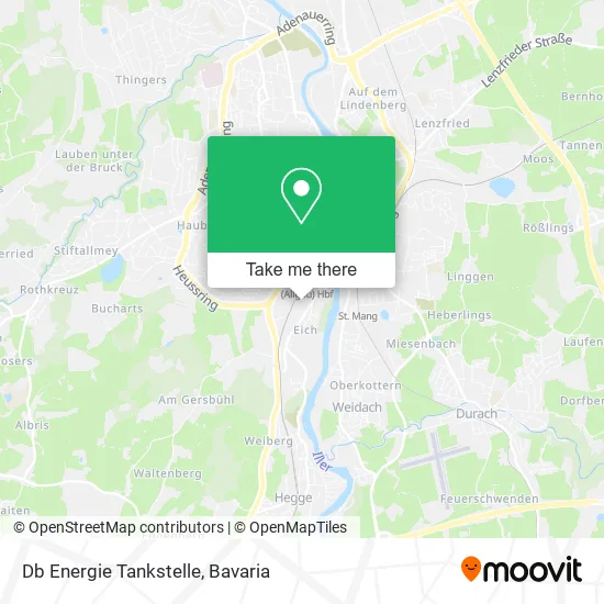 Карта Db Energie Tankstelle