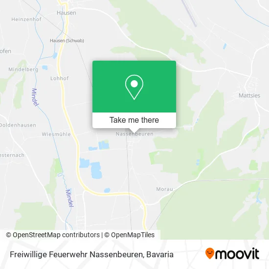 Карта Freiwillige Feuerwehr Nassenbeuren