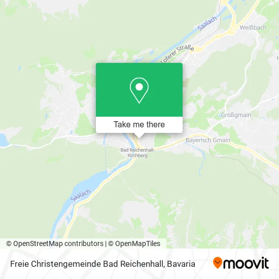 Карта Freie Christengemeinde Bad Reichenhall
