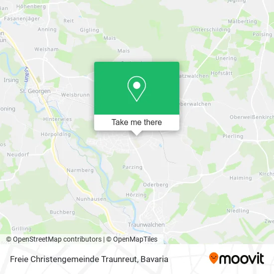 Карта Freie Christengemeinde Traunreut