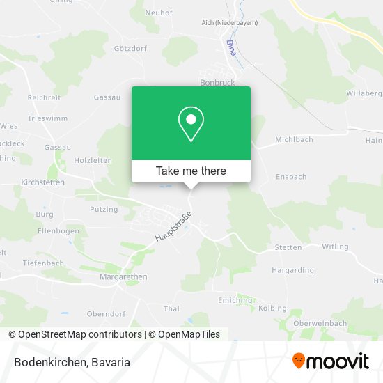 Bodenkirchen map