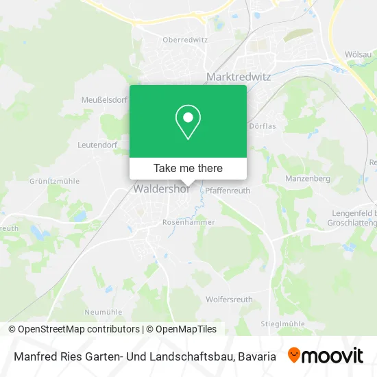 Карта Manfred Ries Garten- Und Landschaftsbau