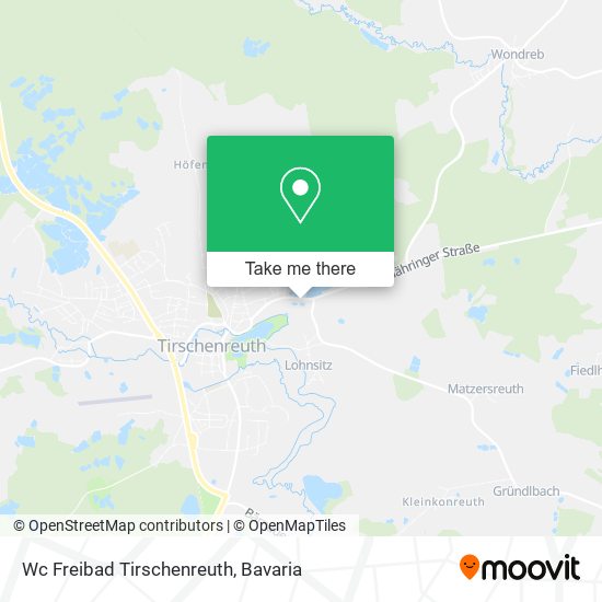 Wc Freibad Tirschenreuth map
