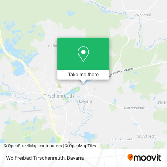 Карта Wc Freibad Tirschenreuth