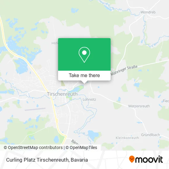 Карта Curling Platz Tirschenreuth
