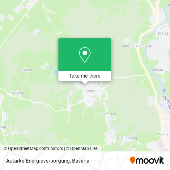 Карта Autarke Energieversorgung