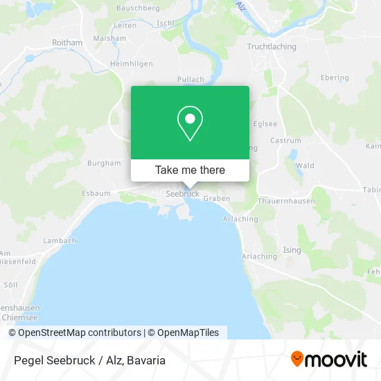 Карта Pegel Seebruck / Alz