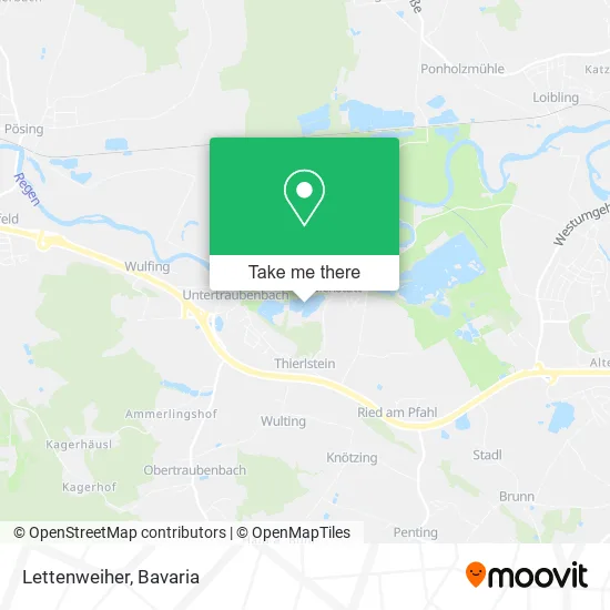 Карта Lettenweiher