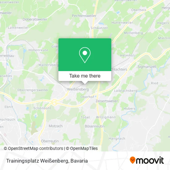 Карта Trainingsplatz Weißenberg