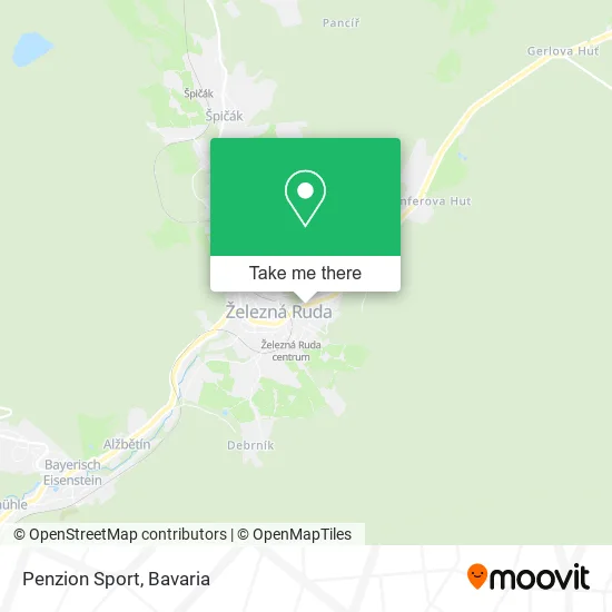 Карта Penzion Sport