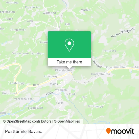 Карта Posttürmle