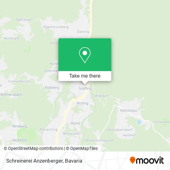 Карта Schreinerei Anzenberger