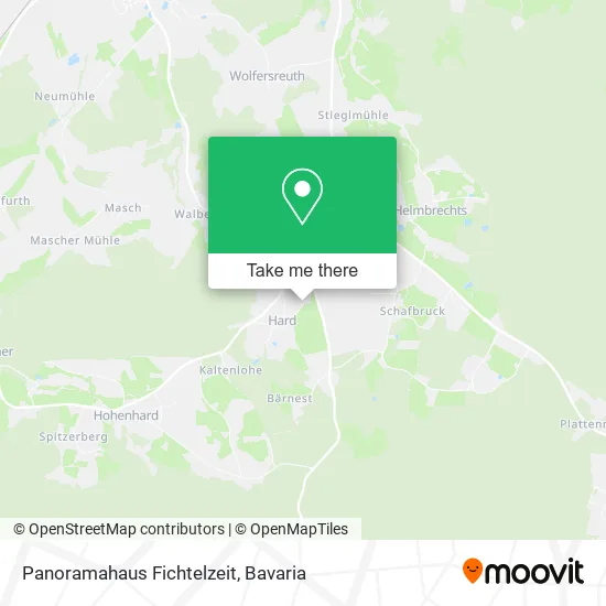 Карта Panoramahaus Fichtelzeit