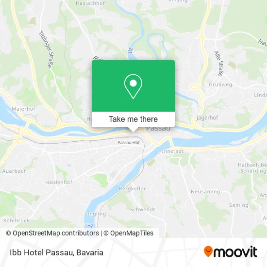 Карта Ibb Hotel Passau