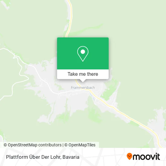 Карта Plattform Über Der Lohr