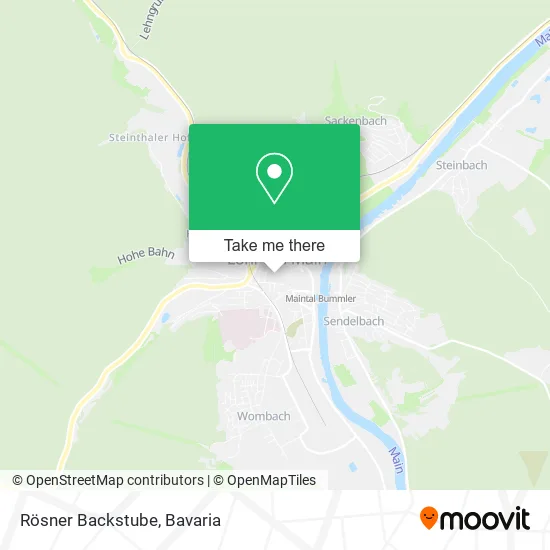 Карта Rösner Backstube