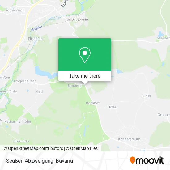 Карта Seußen Abzweigung
