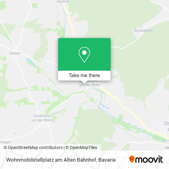 Wohnmobilstellplatz am Alten Bahnhof map