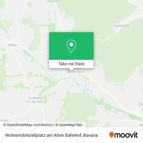 Карта Wohnmobilstellplatz am Alten Bahnhof