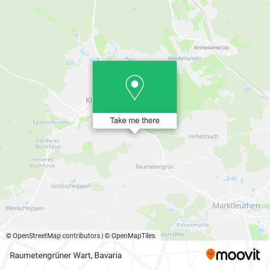 Карта Raumetengrüner Wart