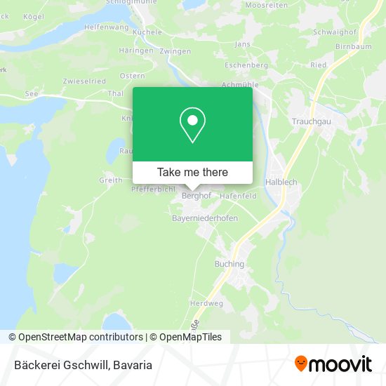Bäckerei Gschwill map