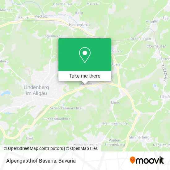 Карта Alpengasthof Bavaria
