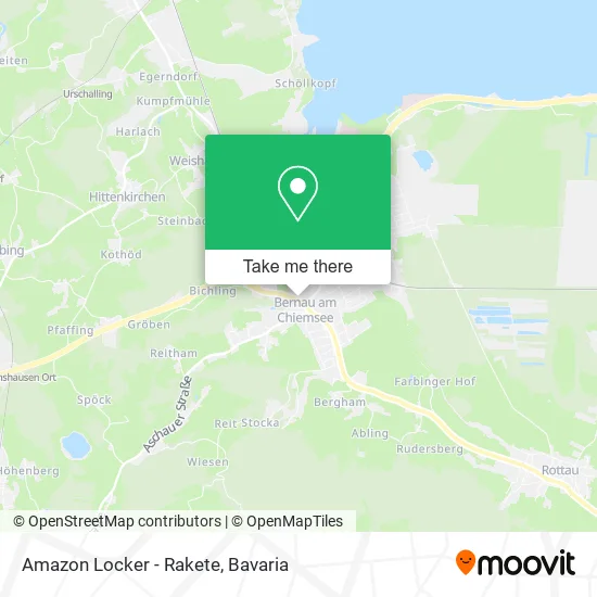 Карта Amazon Locker - Rakete