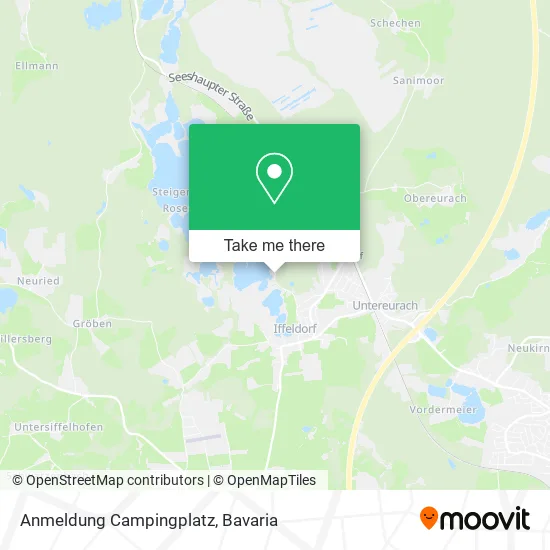 Карта Anmeldung Campingplatz