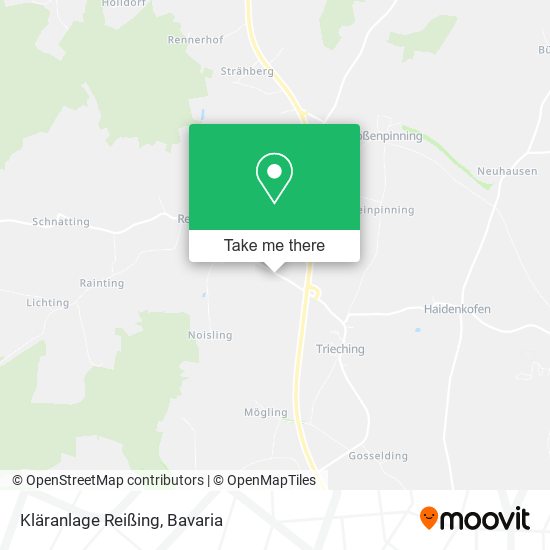 Kläranlage Reißing map