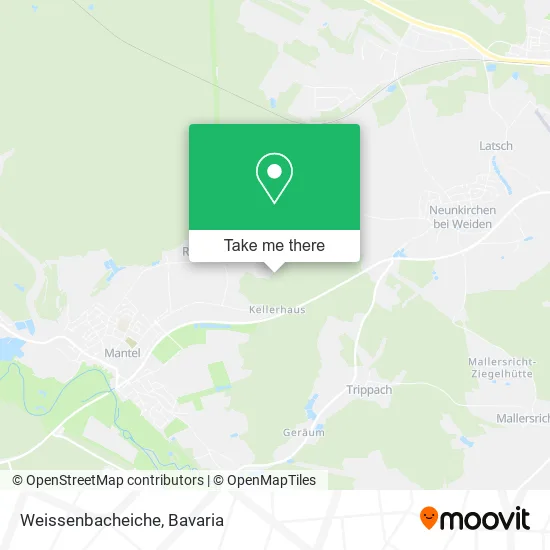 Карта Weissenbacheiche