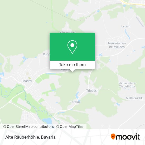 Alte Räuberhöhle map