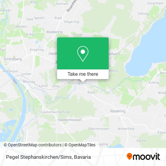 Pegel Stephanskirchen/Sims map