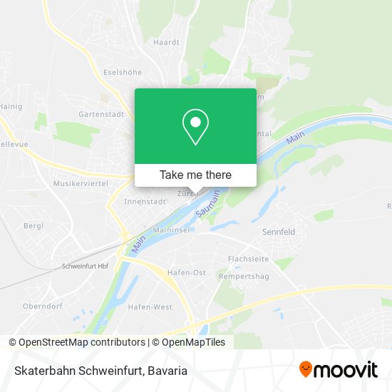 Карта Skaterbahn Schweinfurt