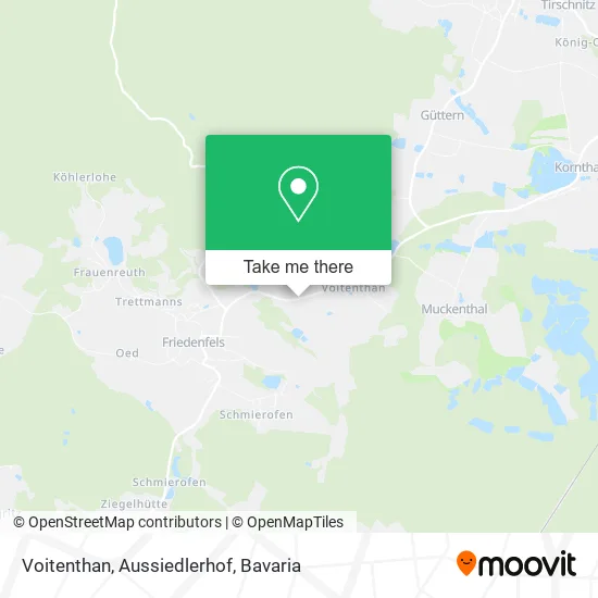 Карта Voitenthan, Aussiedlerhof