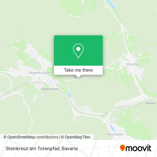 Steinkreuz am Totenpfad map
