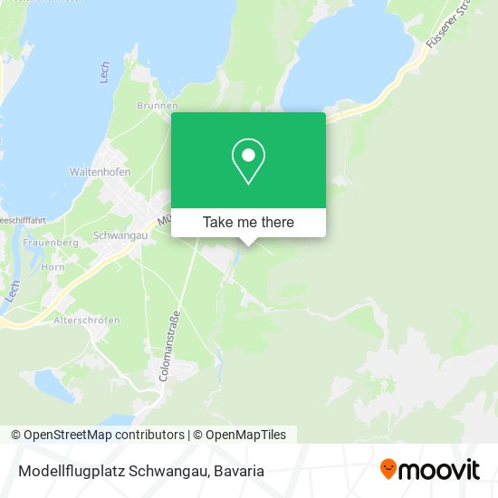 Modellflugplatz Schwangau map