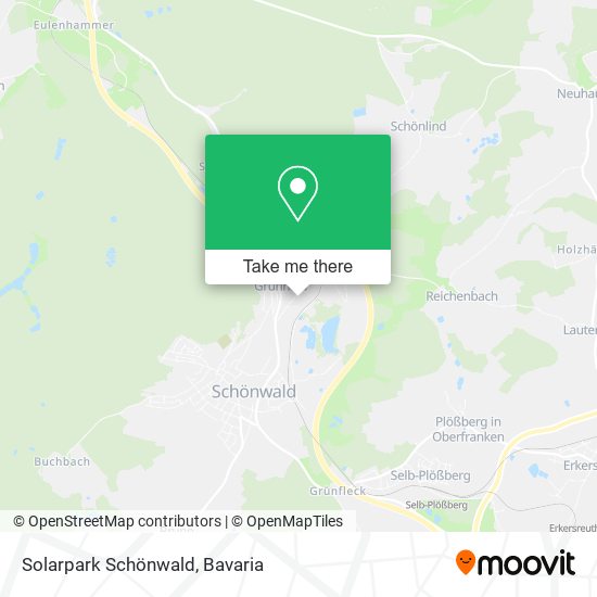 Solarpark Schönwald map
