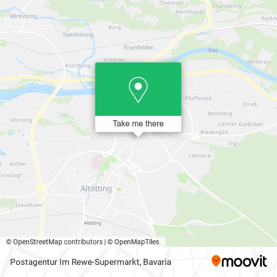 Postagentur Im Rewe-Supermarkt map