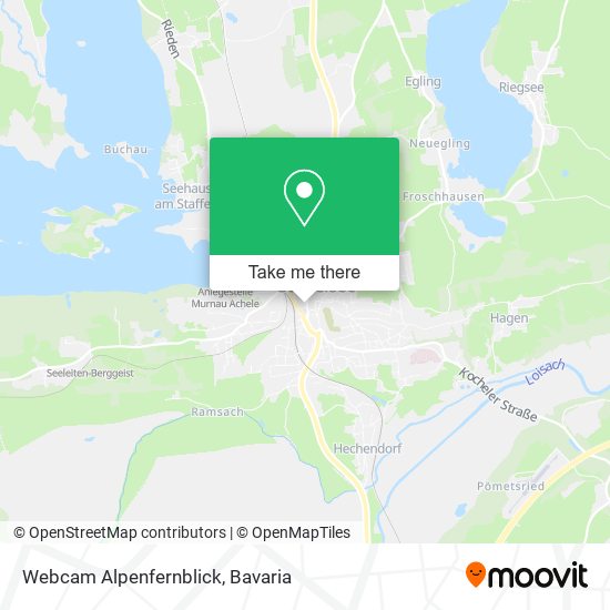 Webcam Alpenfernblick map