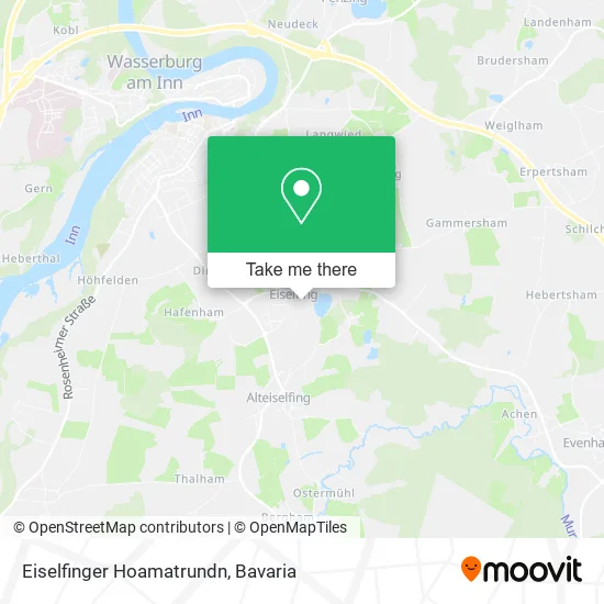 Карта Eiselfinger Hoamatrundn