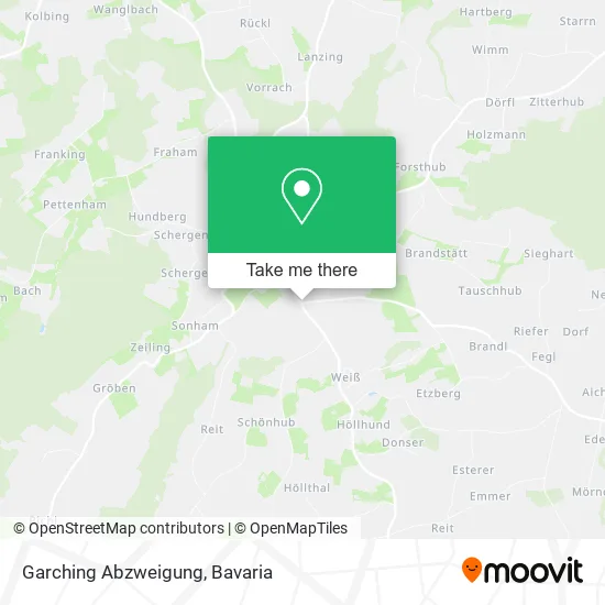 Карта Garching Abzweigung