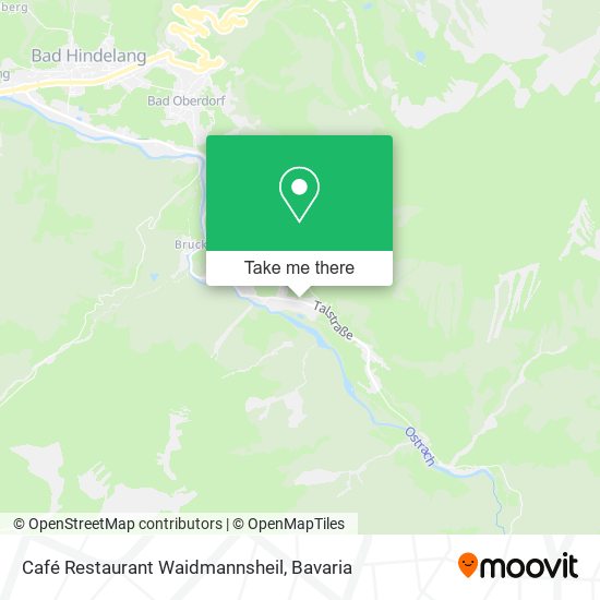 Café Restaurant Waidmannsheil map