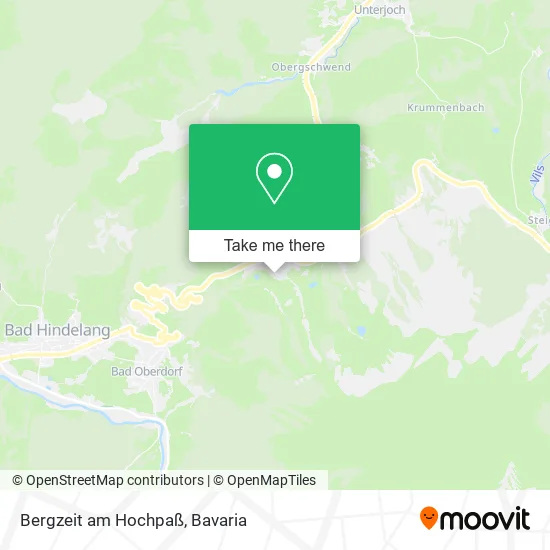 Карта Bergzeit am Hochpaß